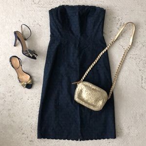 J.Crew Strapless Eyelet sheath dress - LAST CALL
